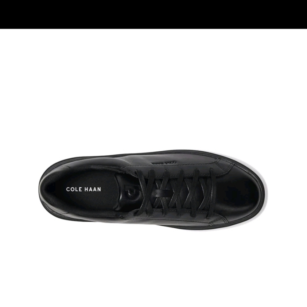 Cole Haan Women’s Grand Crosscourt Daily Leather Sneaker - Black/Black - Picture 8 of 9